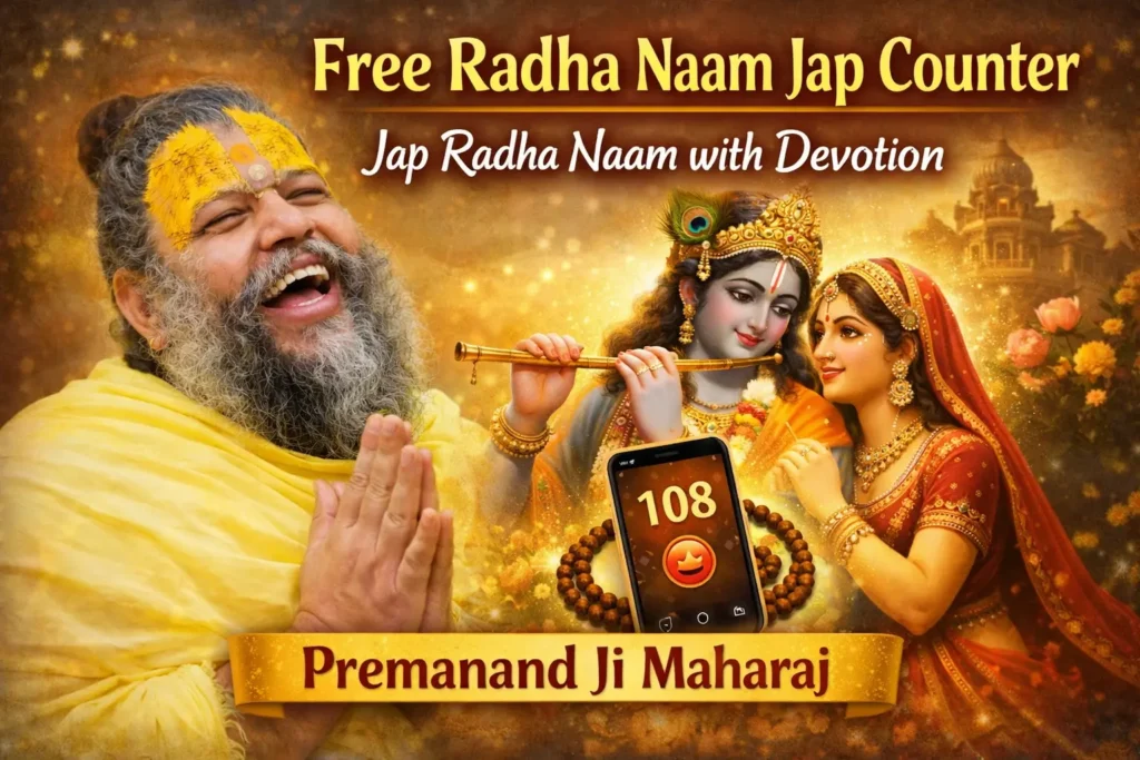 Free Radha Naam Jap Counter – Jap Radha Naam with Devotion | Premanand Ji Maharaj